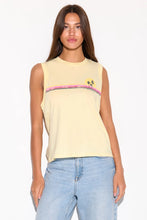 Load image into Gallery viewer, Sunset Stripe Mellow Yellow Tank