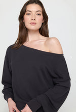 Load image into Gallery viewer, La Vida Off Shoulder Sweatshirt
