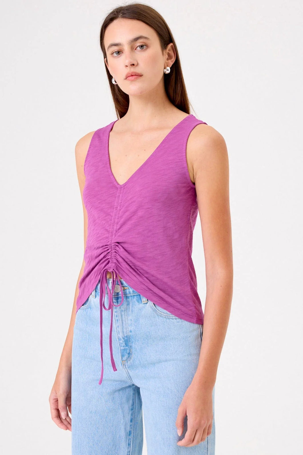 70’s ruched tank