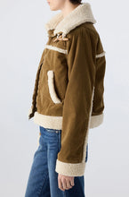 Load image into Gallery viewer, Betty Cord Shearling Jacket
