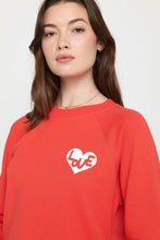 Load image into Gallery viewer, Ruby Red Heart Forever Crewneck
