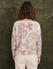 Load image into Gallery viewer, Floral Oversized Oatmilk Sweater
