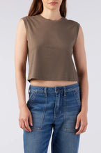 Load image into Gallery viewer, Sleeveless Babe Tank in Coffee

