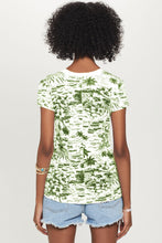 Load image into Gallery viewer, Palm Island Ringer Tee
