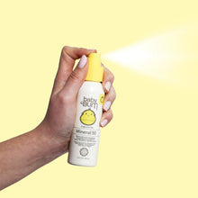 Load image into Gallery viewer, BABYBUM 50 SPF Mineral Sunscreen Spray-fragrance free
