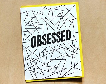 WBP-Obsessed All Occasion Card