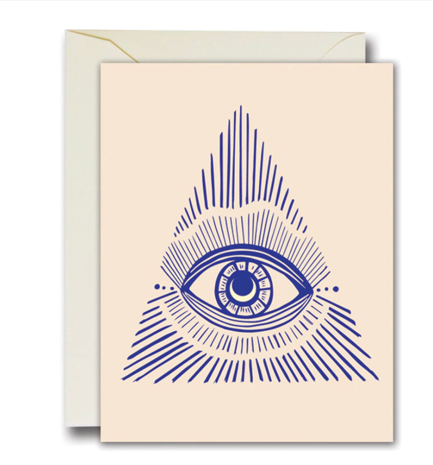 Blue Eye Greeting Card
